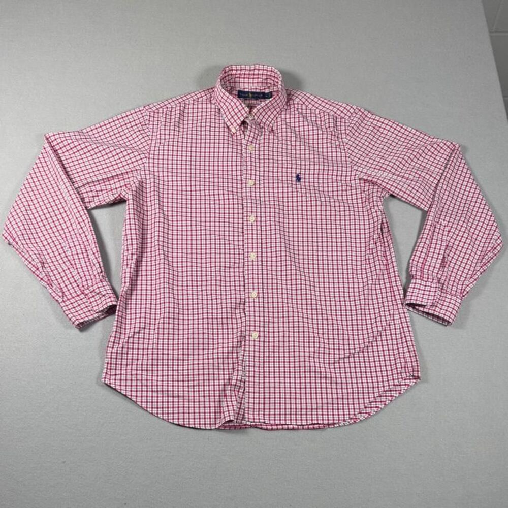 Ralph-lauren Men's Red and Pink Shirt